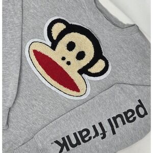 Paul Frank Juniors Gray Julius Monkey Crewneck Sweatshirt Size Large